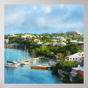 St. George's Harbour, Bermuda Poster