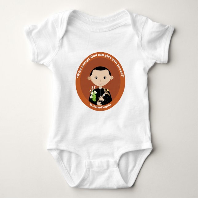 St. Gerard Majella Baby Bodysuit (Front)