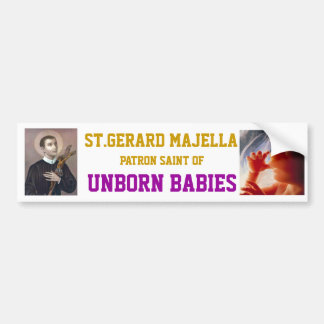 ST. GERARD MAJELLA BUMPER STICKER