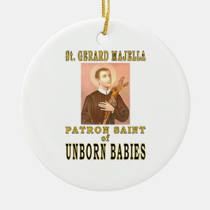 ST. GERARD MAJELLA CERAMIC TREE DECORATION