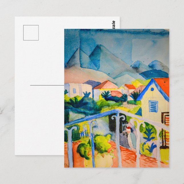 St Germain near Tunis | Auguste Macke | Postcard (Front/Back)