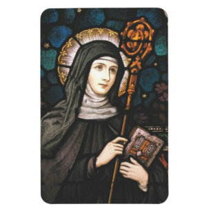St. Gertrude of Nivelles Patron Saint of Cats Magnet
