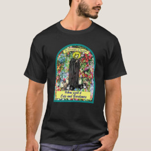St Gertrude Patron Saint of Cats Great Nivelles 2 T-Shirt