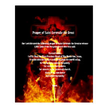 ST. GERTRUDE PRAYER CRUCIFIXION HOLY TRINITY