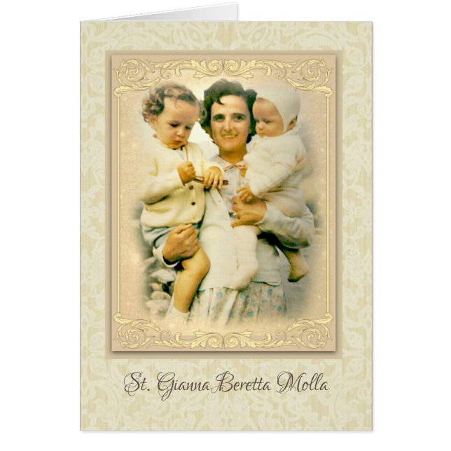 St. Gianna Beretta Molla Catholic Mother (Front)