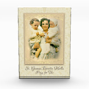St. Gianna Beretta Molla Catholic Mother Photo Block