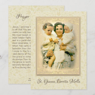 St. Gianna Beretta Molla Catholic Mother Prayer Invitation
