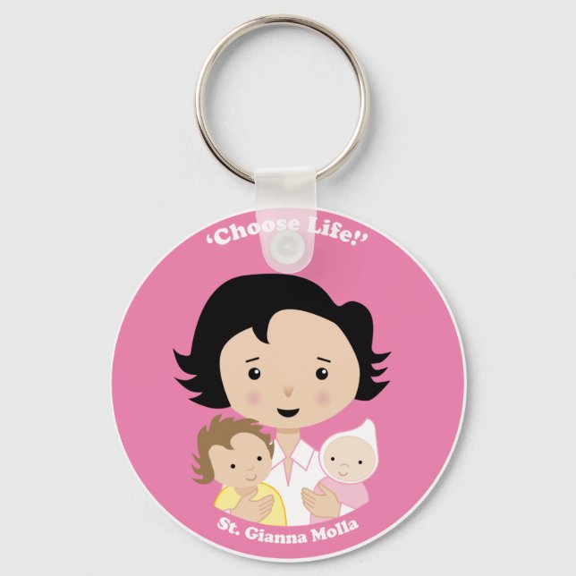 St. Gianna Molla Key Ring (Front)
