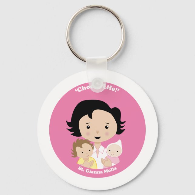 St. Gianna Molla Key Ring (Front)