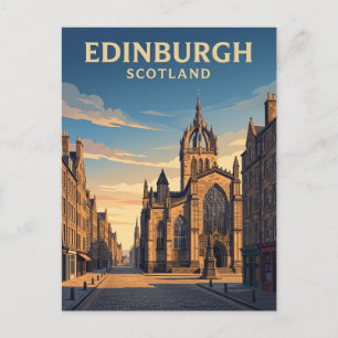 St Giles' Cathedral Scotland Postcard