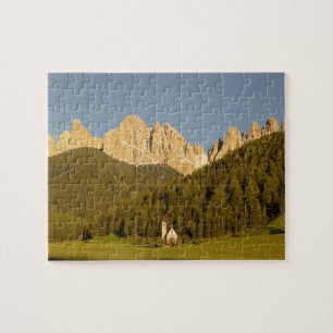 St Giovanni, Val di Funes, Dolomites, Italy Jigsaw Puzzle