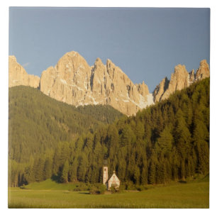 St Giovanni, Val di Funes, Dolomites, Italy Tile