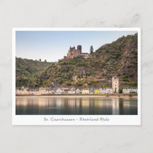 St. Goarshausen - Burg Katz Postcard