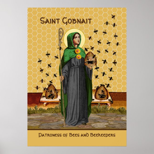 St. Gobnait of Ballyvourney (SAE 003) Poster (Front)