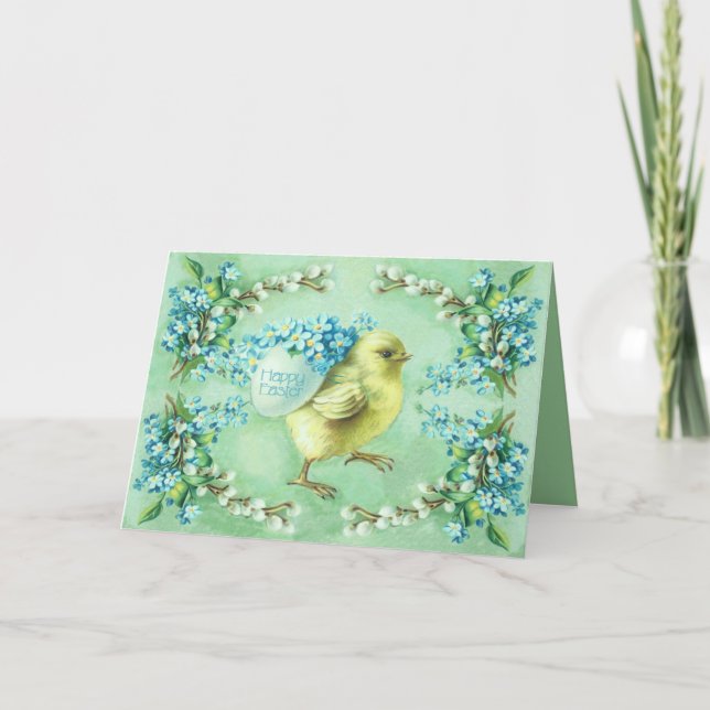 st_green_chick holiday card (Front)
