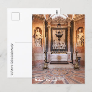 St Gregory and St Ambrose. Italian baroque statues Postcard