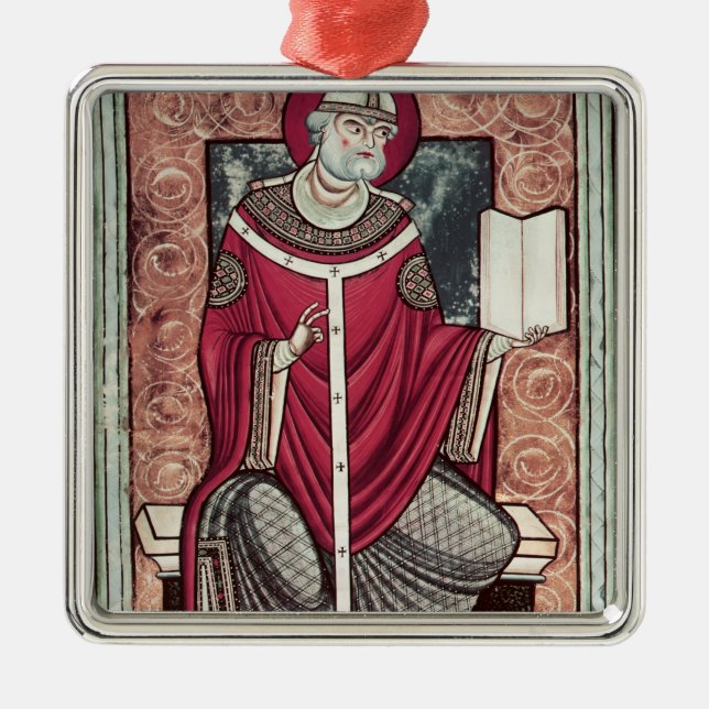 St. Gregory Metal Tree Decoration (Front)