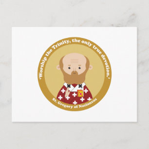 St. Gregory of Nazianzus Postcard