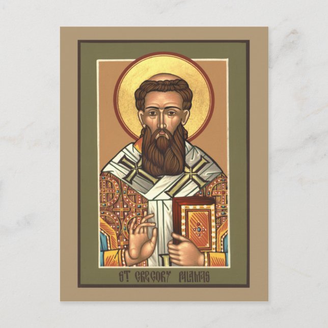 St. Gregory Palamas Prayer Card (Front)