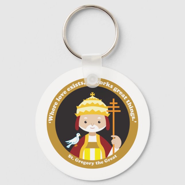 St. Gregory the Great Key Ring (Front)