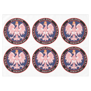 St. Hedwig Round Polish Texan Tablecloth