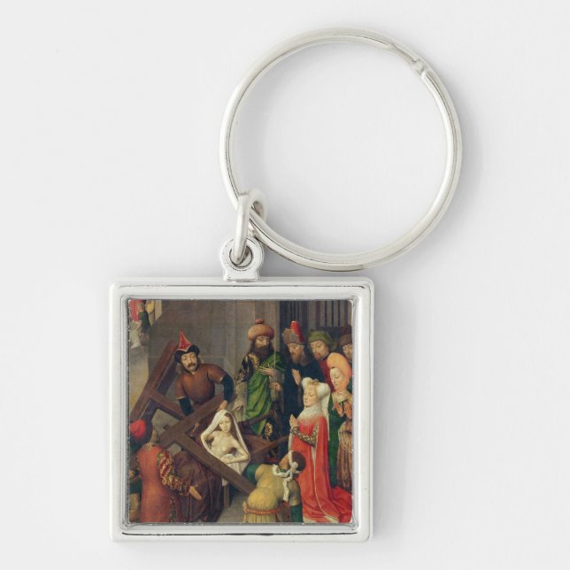 St. Helena and the Miracle of the True Cross Key Ring (Front)