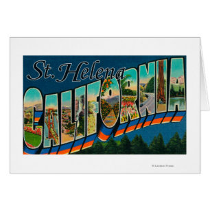 St. Helena, California - Large Letter Scenes