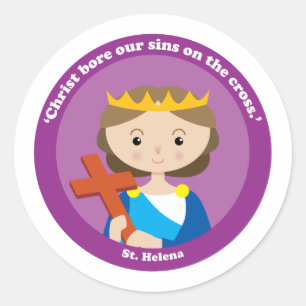 St. Helena Classic Round Sticker