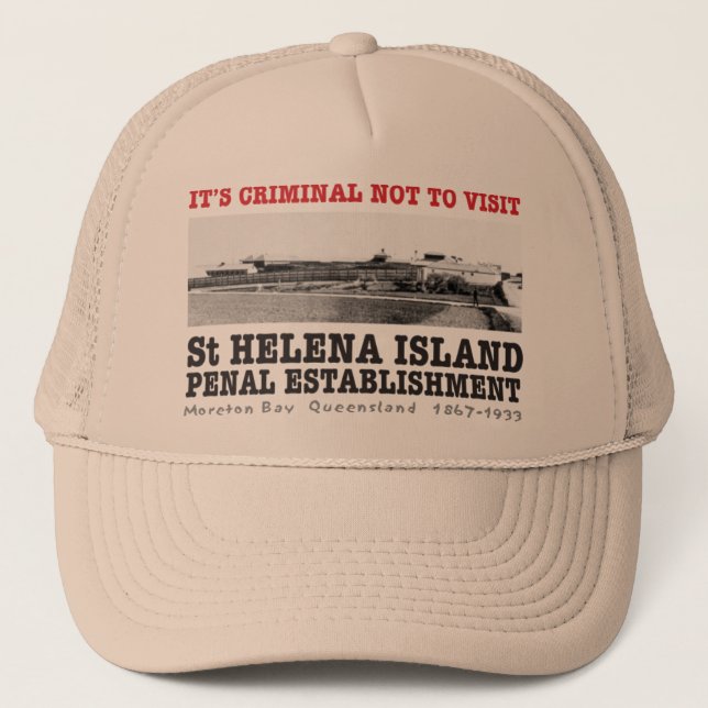 St Helena Island Trucker Hat (Front)