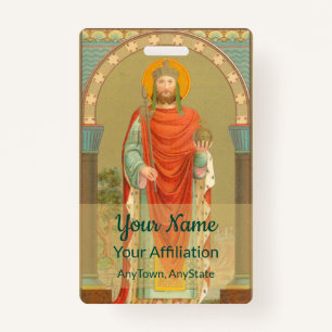 St. Henry II, Emperor (BBS 10; Style 1) ID Badge