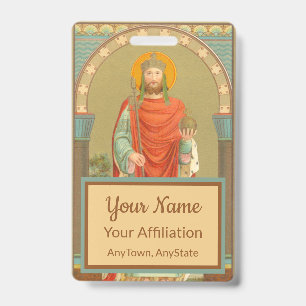 St. Henry II, Emperor (BBS 10; Style 2) ID Badge