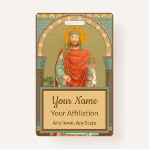 St. Henry II, Emperor (BBS 10; Style 2) ID Badge