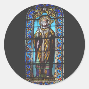 St. Hilary of Poitiers The Light of the West Art Classic Round Sticker