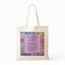 St. Hildegard of Bingen Quote Tote Bag