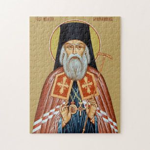 St. Ignatius Brianchaninov Orthodox Christian Icon Jigsaw Puzzle