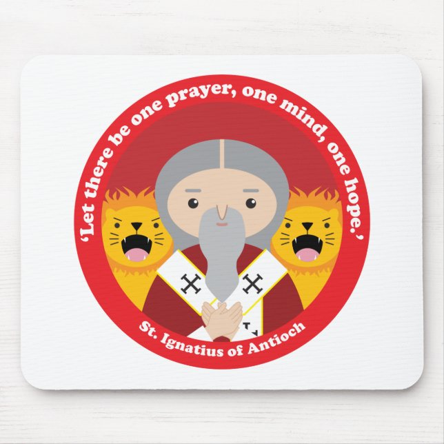 St. Ignatius of Antioch Mouse Mat (Front)