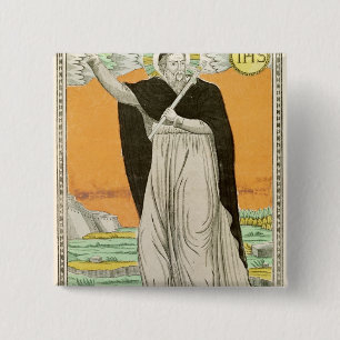 St. Ignatius of Loyola 15 Cm Square Badge