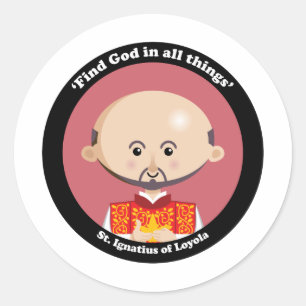 St. Ignatius of Loyola Classic Round Sticker