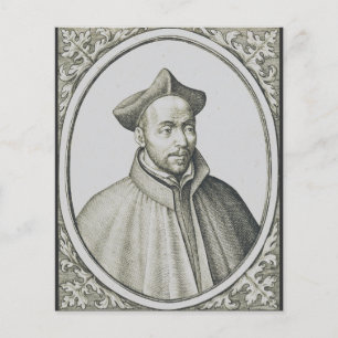 St. Ignatius of Loyola Engraving Antique Art