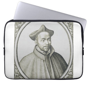 St. Ignatius of Loyola Engraving Antique Art Laptop Sleeve