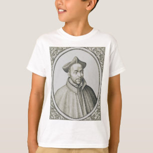 St. Ignatius of Loyola Engraving Antique Art T-Shirt