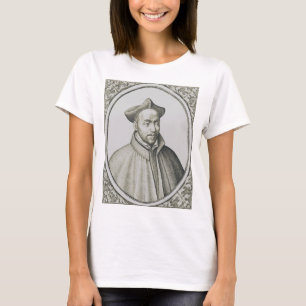 St. Ignatius of Loyola Engraving Antique Art T-Shirt