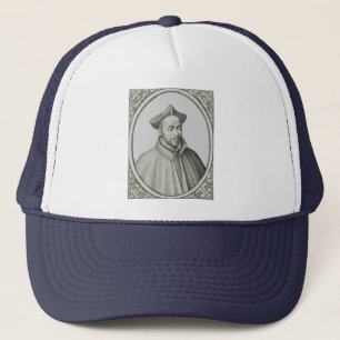 St. Ignatius of Loyola Engraving Antique Art Trucker Hat