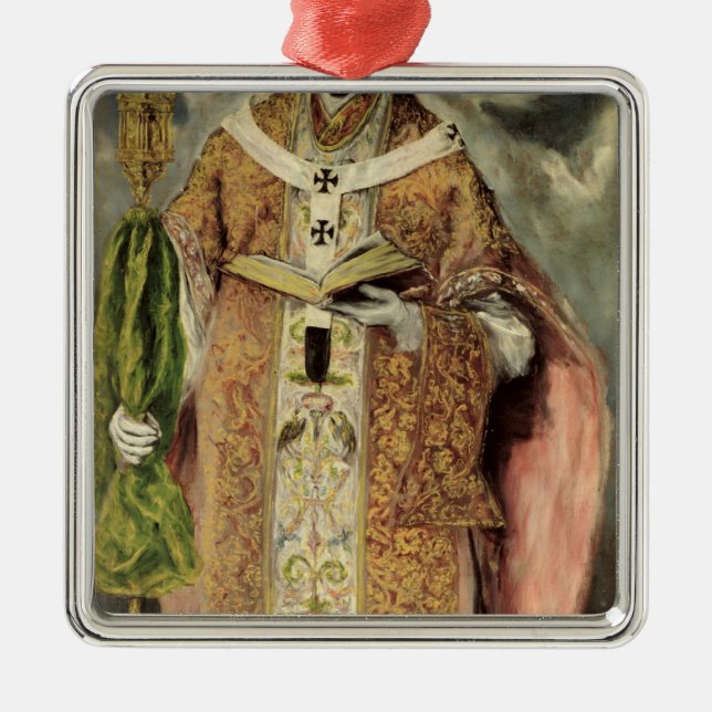 St. Ildefonso  1605-1610 Metal Tree Decoration (Front)