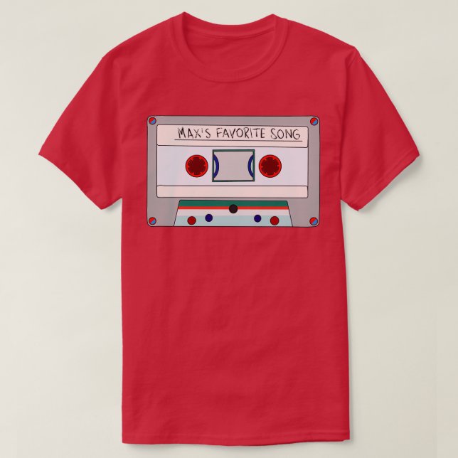 ST inspired Maxs Favourite Song T-Shirt (Design Front)
