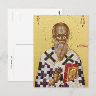 St. Irenaeus of Lyon Orthodox Christian Icon  Postcard