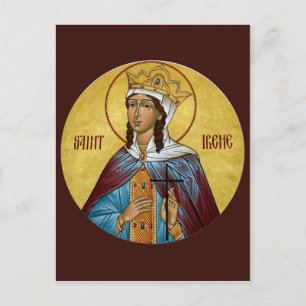 St. Irene Prayer Card