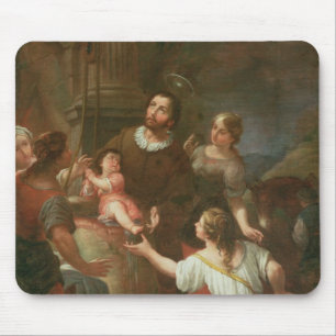St. Isidore and the Miracle at the Well Mouse Mat