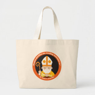 St. Isidore of Seville Large Tote Bag