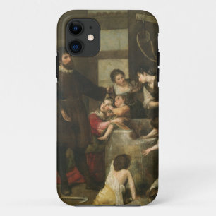 St. Isidore saves a child that had fallen in a wel iPhone 11 Case